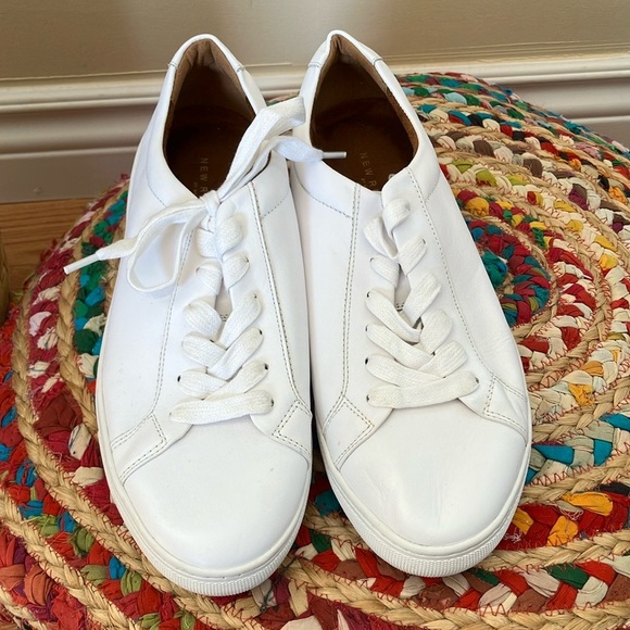 New Republic White Leather Sneakers - Picture 1 of 6